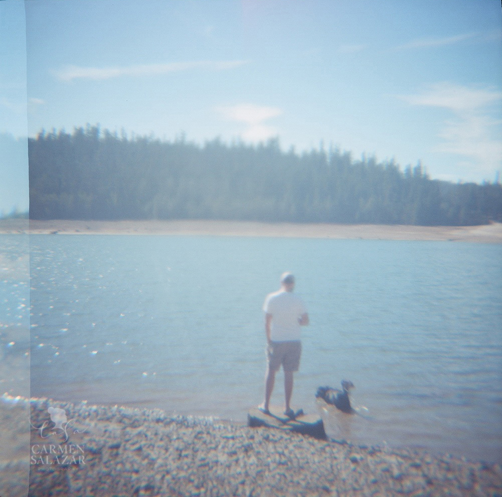 Little Grass Valley Reservoir photo with Diana Camera