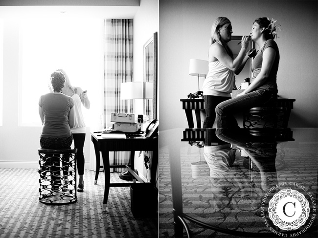 getting ready for the wedding photography