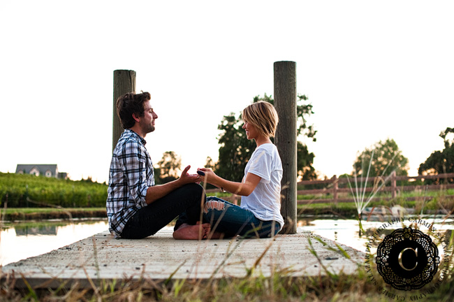 meditative love engagement photography