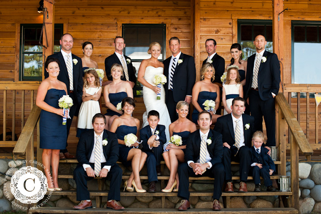 cool bridal party photos by a Lake Tahoe wedding photographer