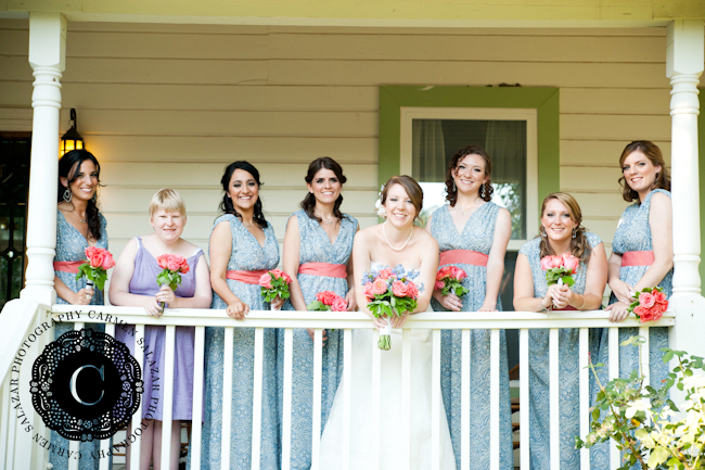 photo of beautiful bridesmaids by a sacramento wedding photographer