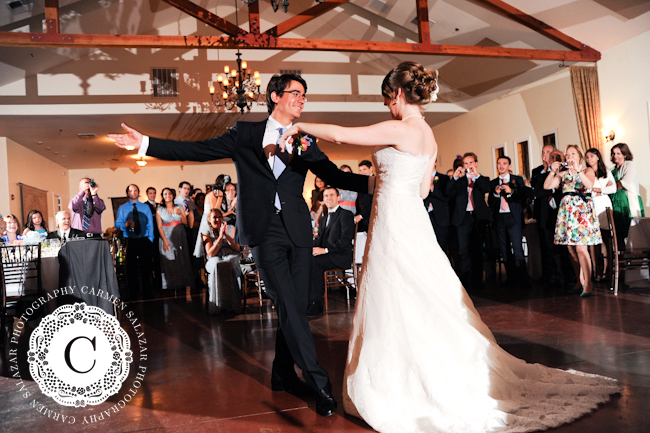 first dance photo by sacramento wedding photographer