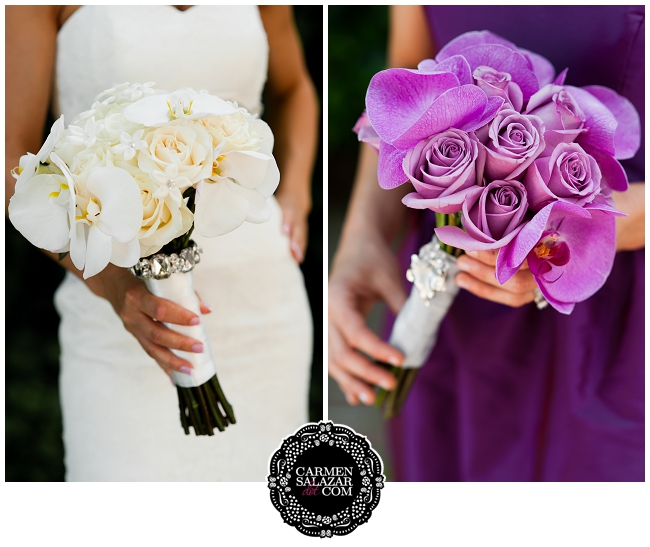 Bold wedding floral bouquets