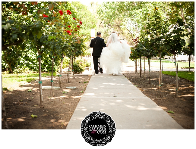 Morris Chapel wedding aisle photo