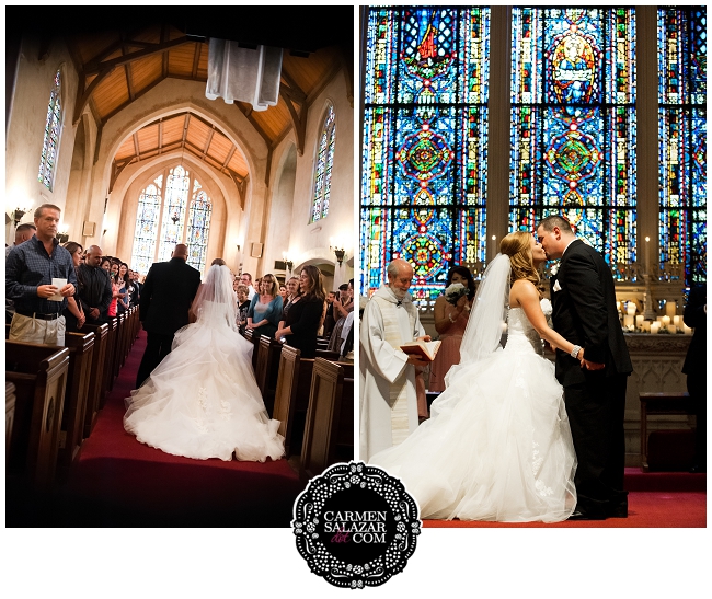 Romantic religious wedding portraits