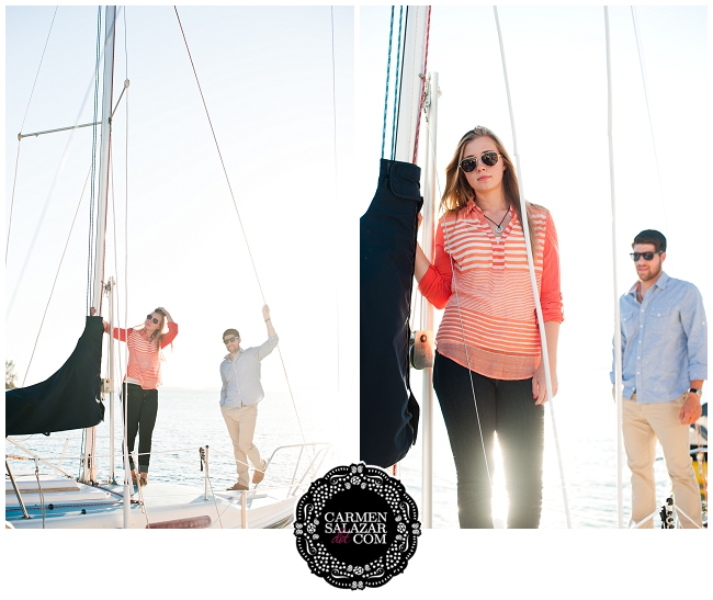 sailing engagement pictures