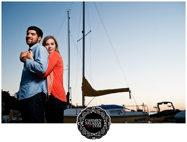 Folsom Lake engagement session