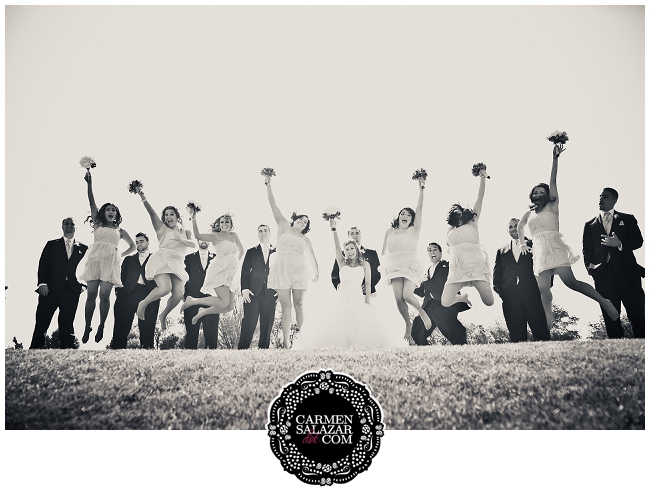 Hip bridal party photograph