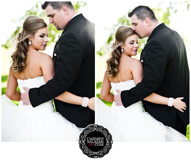 Sweet bride and groom profiles