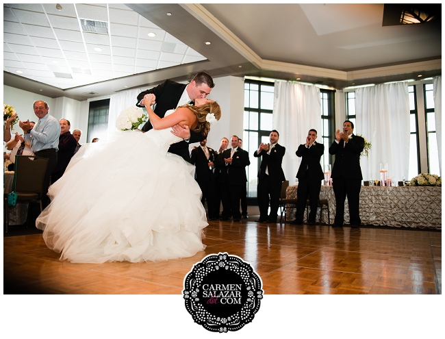 First dance dip photo