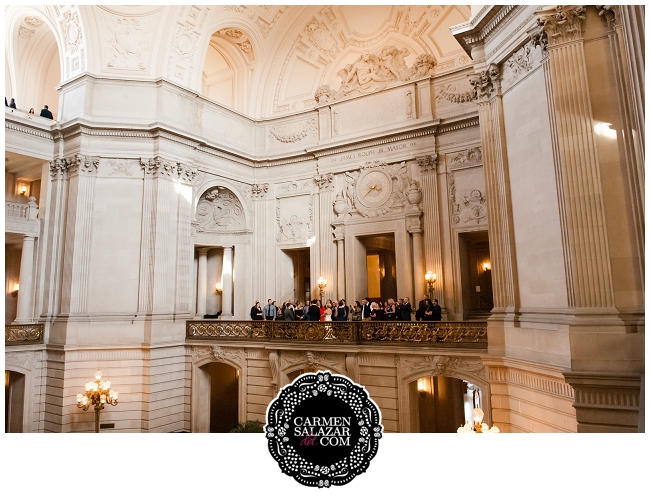 Gorgeous SF City Hall wedding