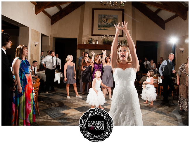 silly flower toss portrait