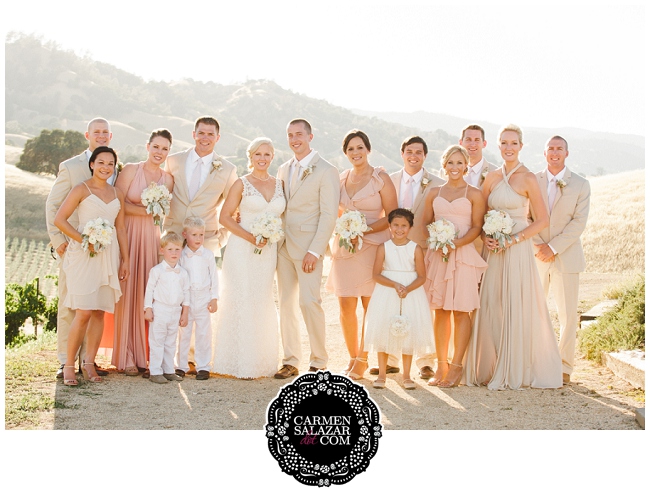 Charming Wedding Party Photo