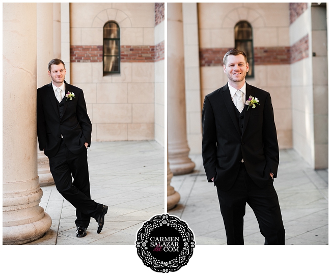 stylish groom portraits