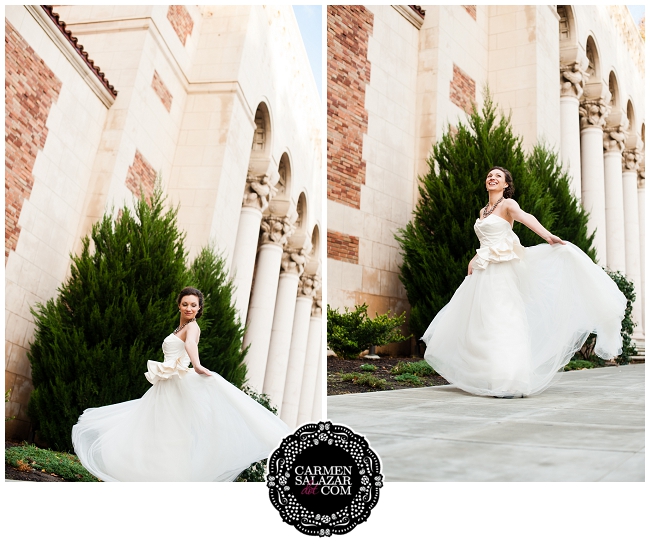 joyful jumping bridal photography