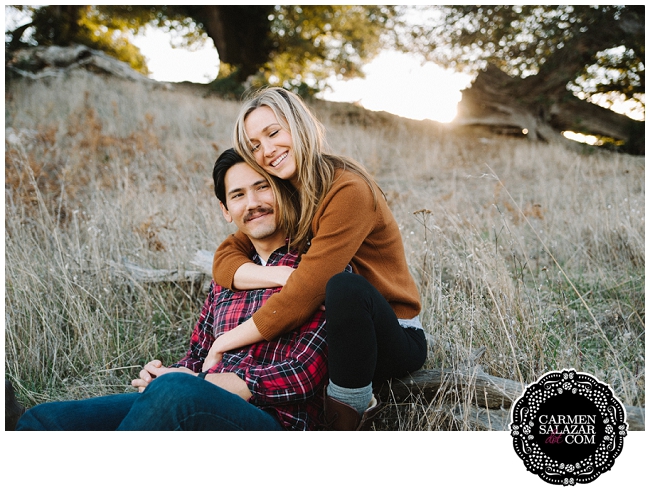 sweet engagement session