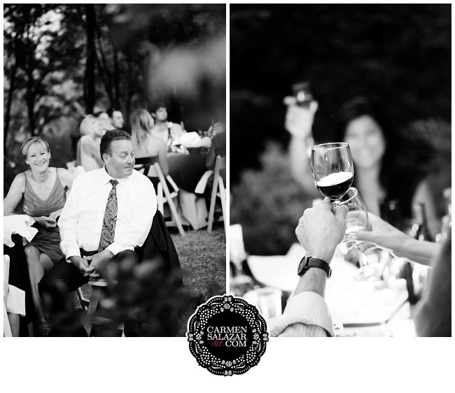 wedding toast photo by Auburn wedding photographer
