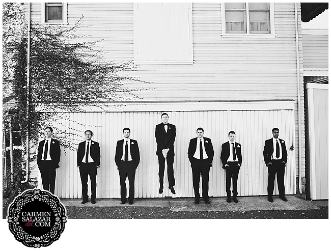 unique groomsmen portraits