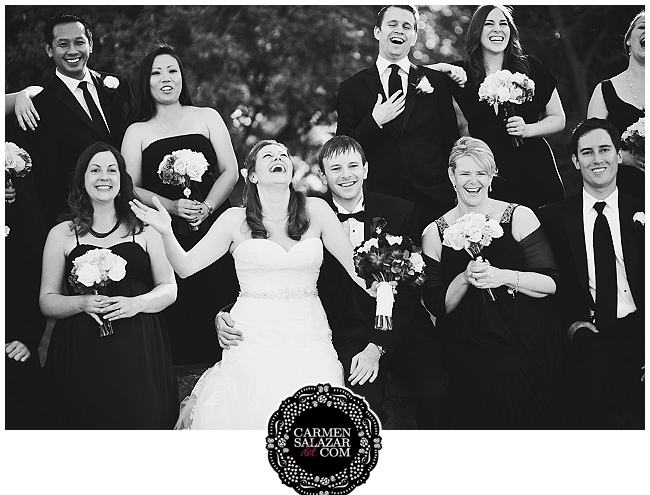 candid bridal party photography