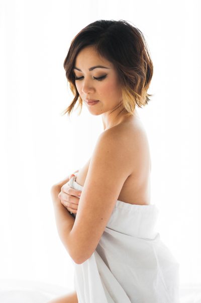 natural light boudoir session