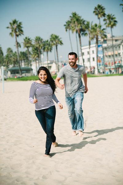 Playful Venice Beach Engagement Session