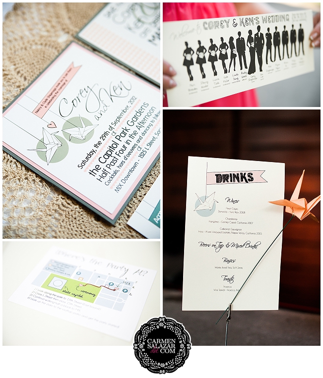 DIY wedding papery