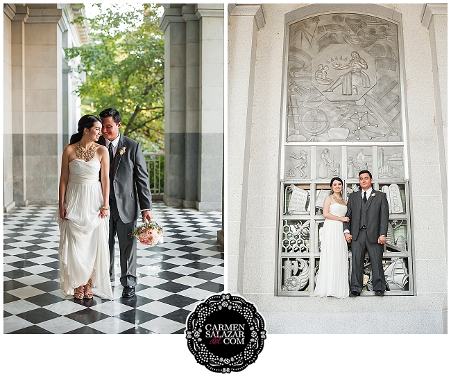 California State Capitol wedding portraits