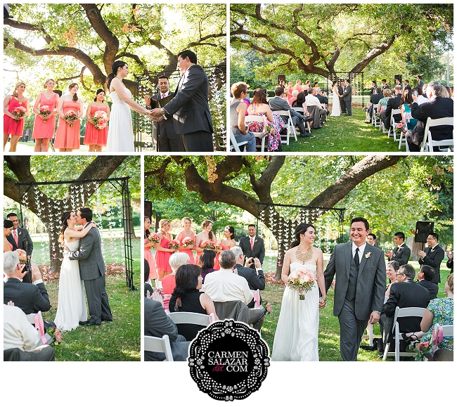 Capitol Park wedding ceremony