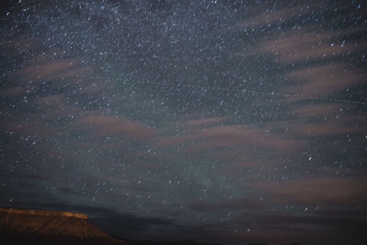 Starry night at Zion National Park