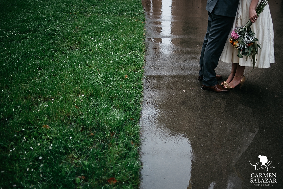 Rainsoaked Newlyweds - Carmen Salazar