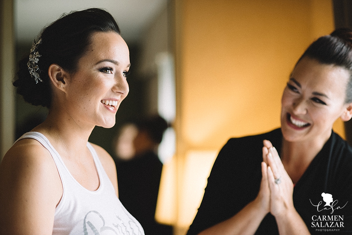 Beautiful Bride getting ready - Carmen Salazar