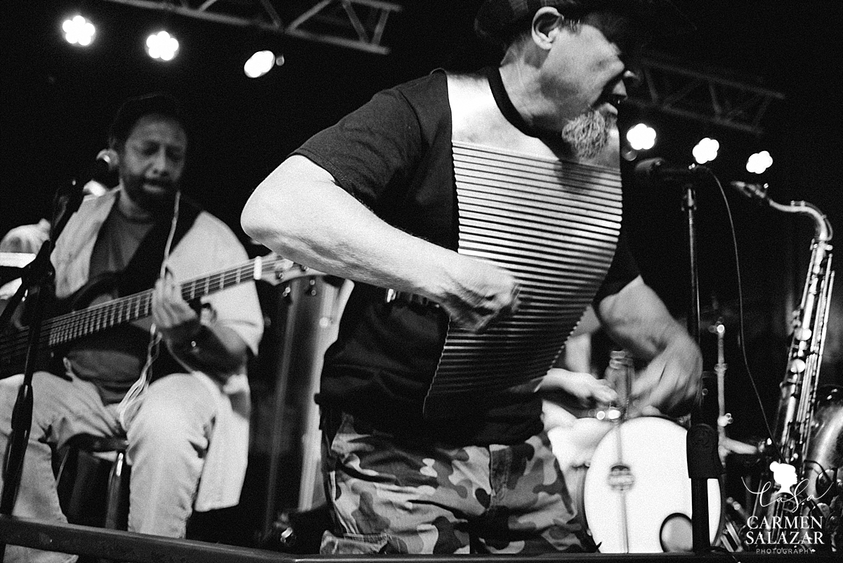 Zydeco Band on Bourbon Street by Carmen Salazar