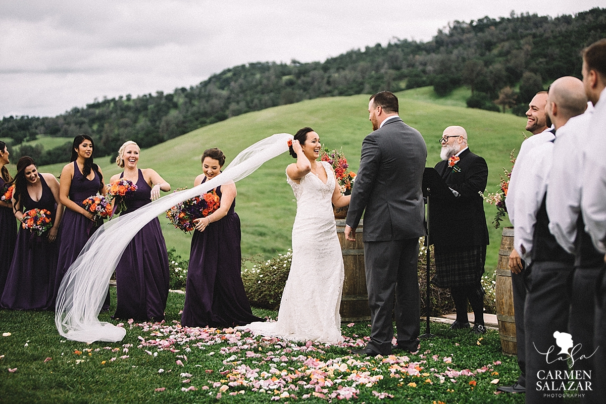 Windswept bridal beauty - Carmen Salazar