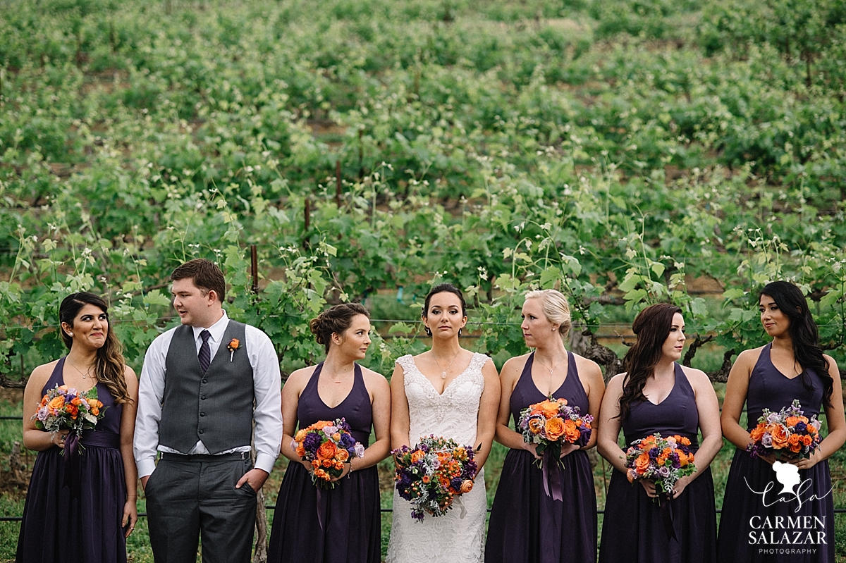 Elegant bridal party photos - Carmen Salazar