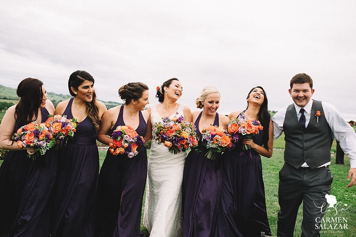 Fun and pretty bridesmaids photography - Carmen Salazar