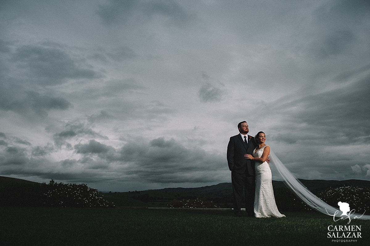 Epic skies wedding photography - Carmen Salazar