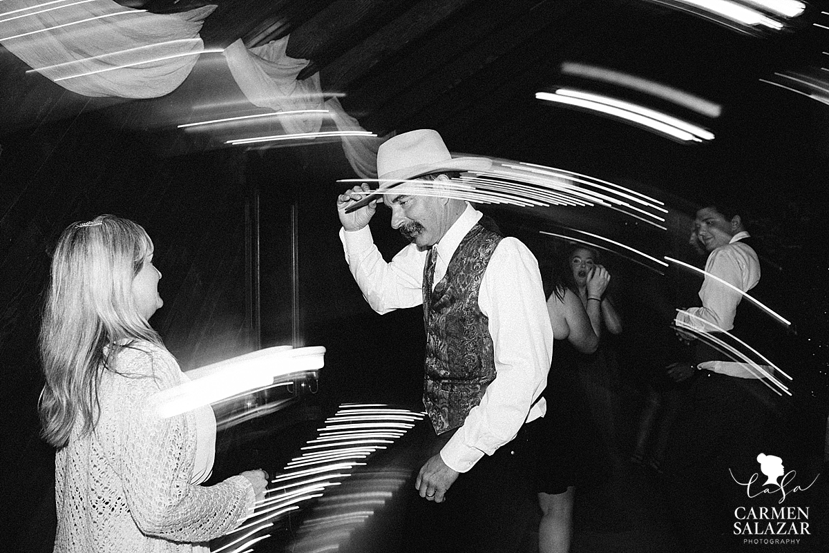 Cowboy father of the bride dancing - Carmen Salazar