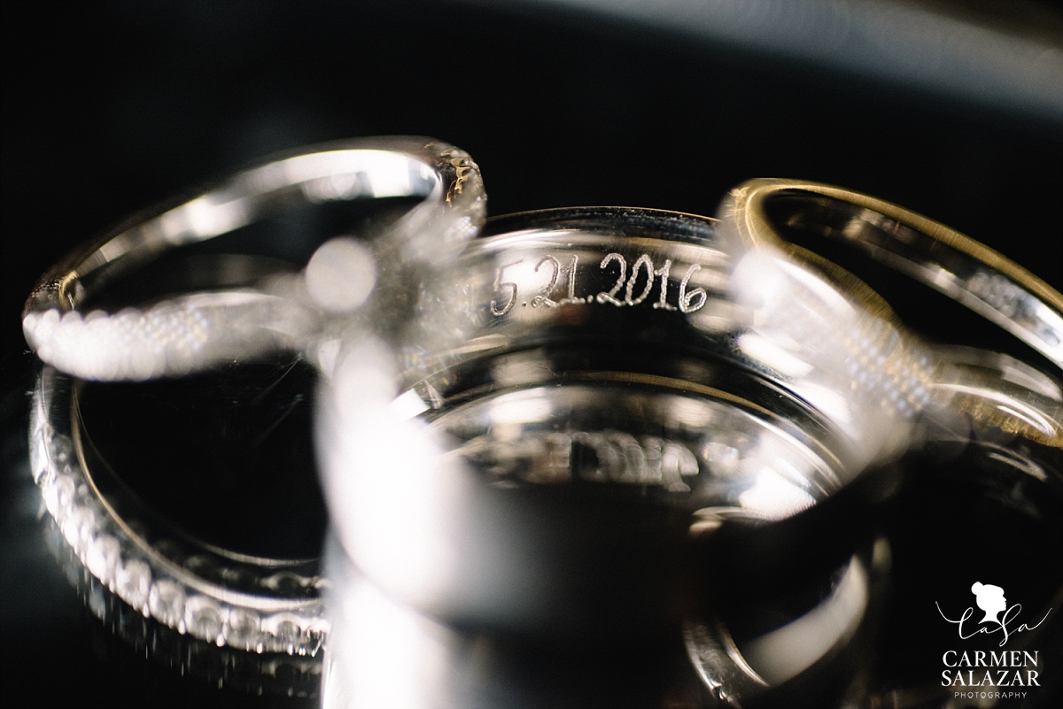 engraves wedding band photo by Carmen Salazar