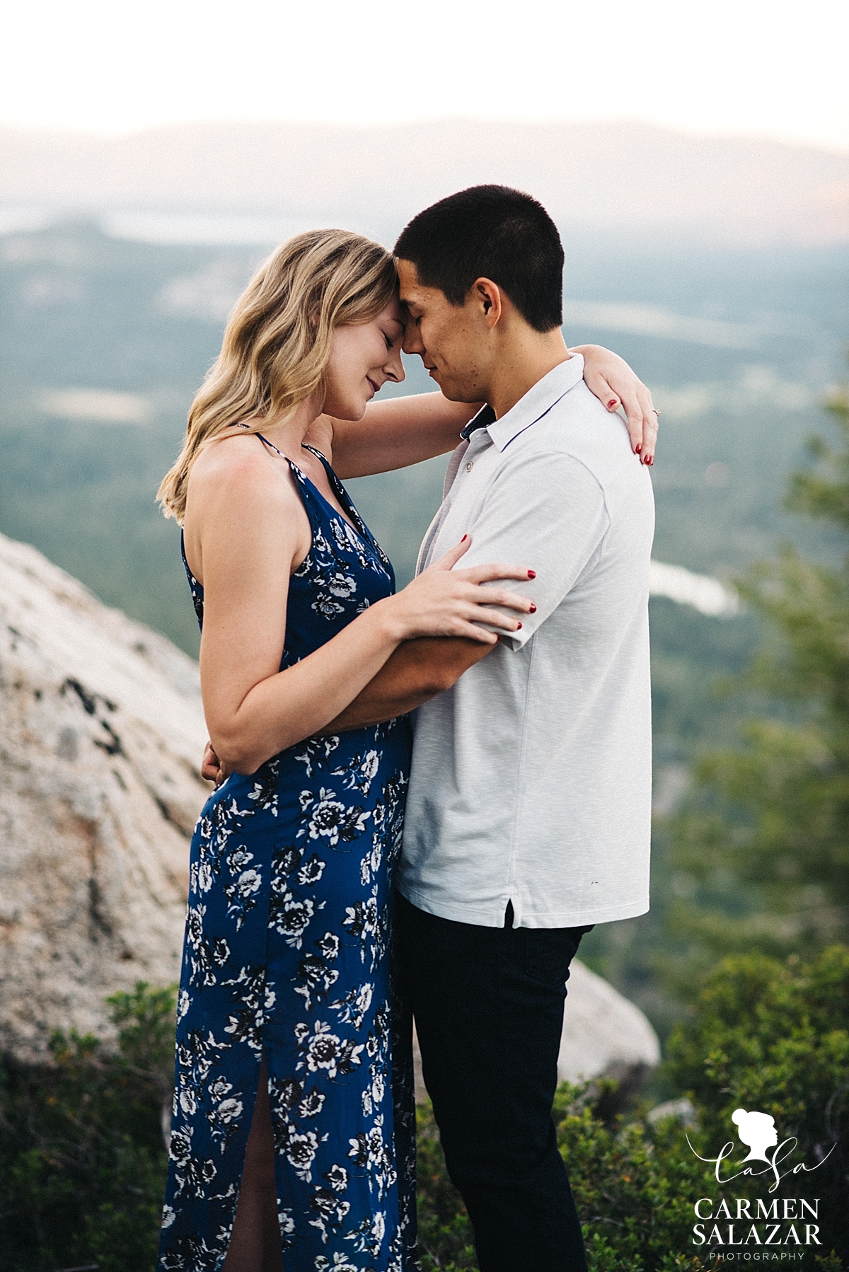 Sentimental Tahoe destination engagement photos - Carmen Salazar