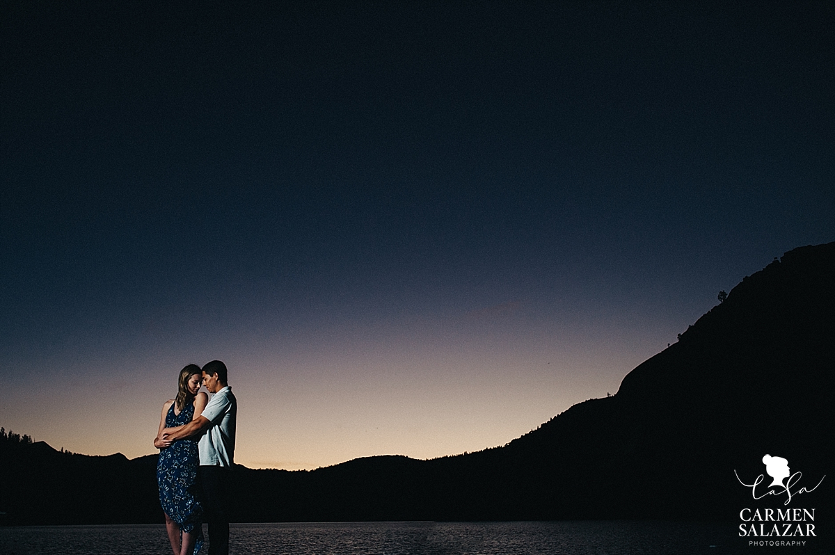 Epic Tahoe landscape engagement photographer - Carmen Salazar