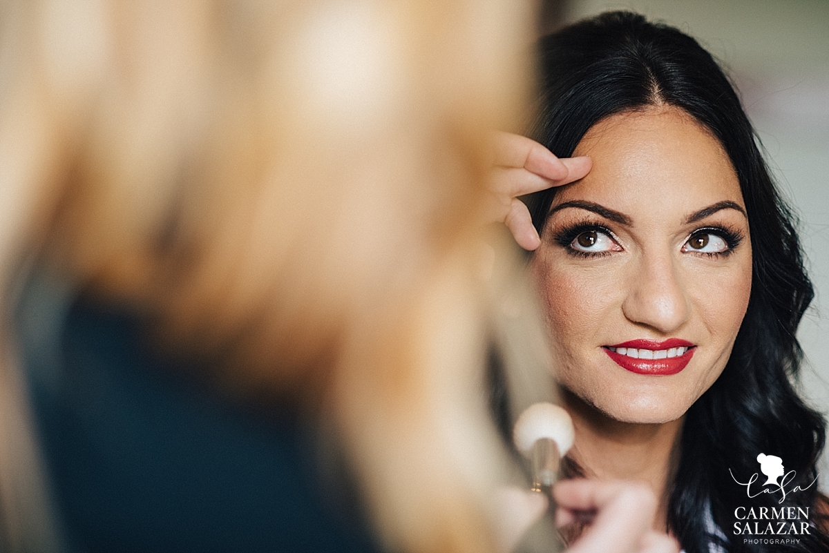 Classic bridal beauty