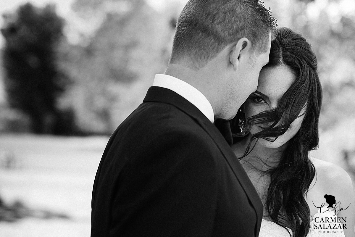 Stunning bride and groom in Winters, CA