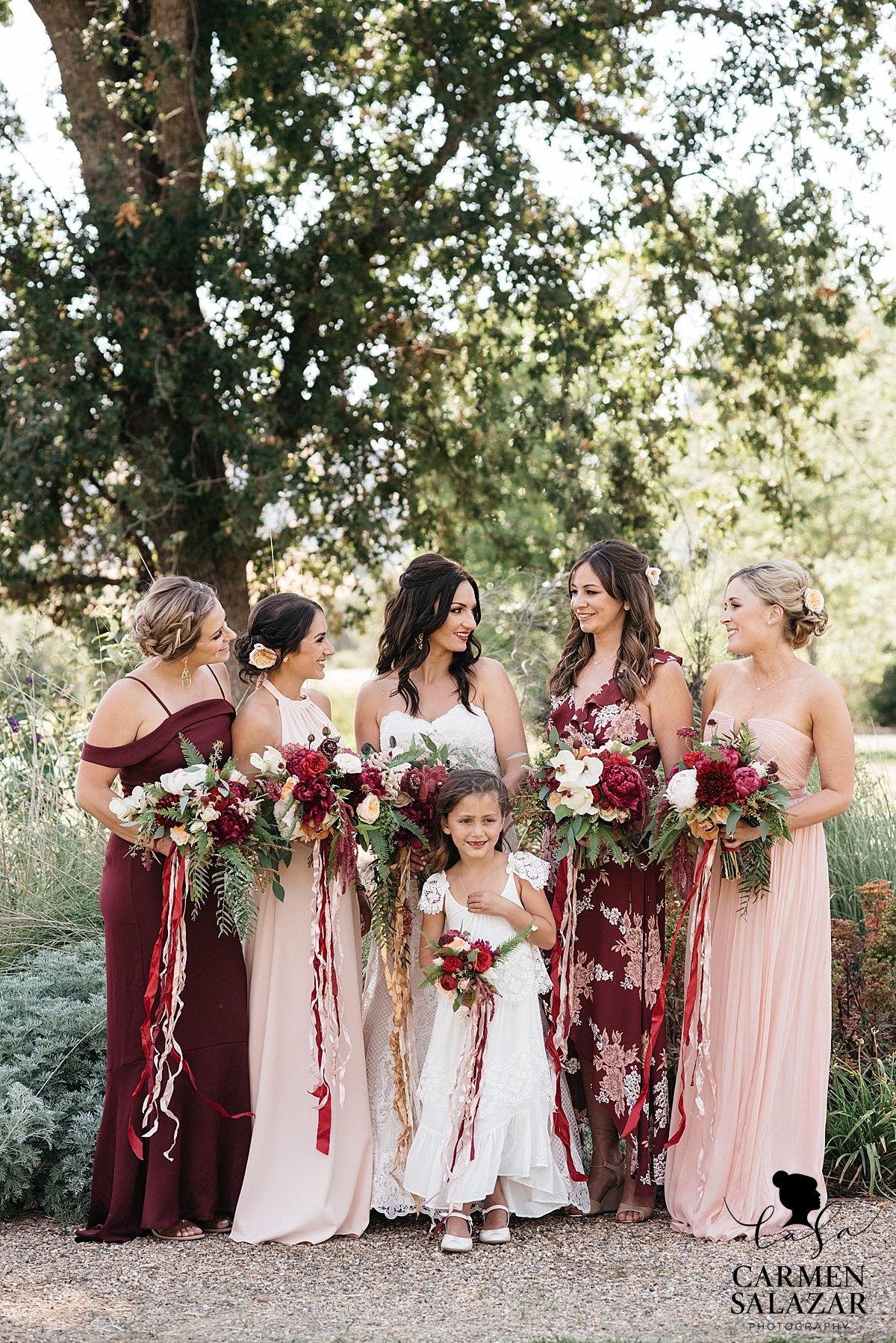 Boho glam bridesmaid style - Carmen Salazar