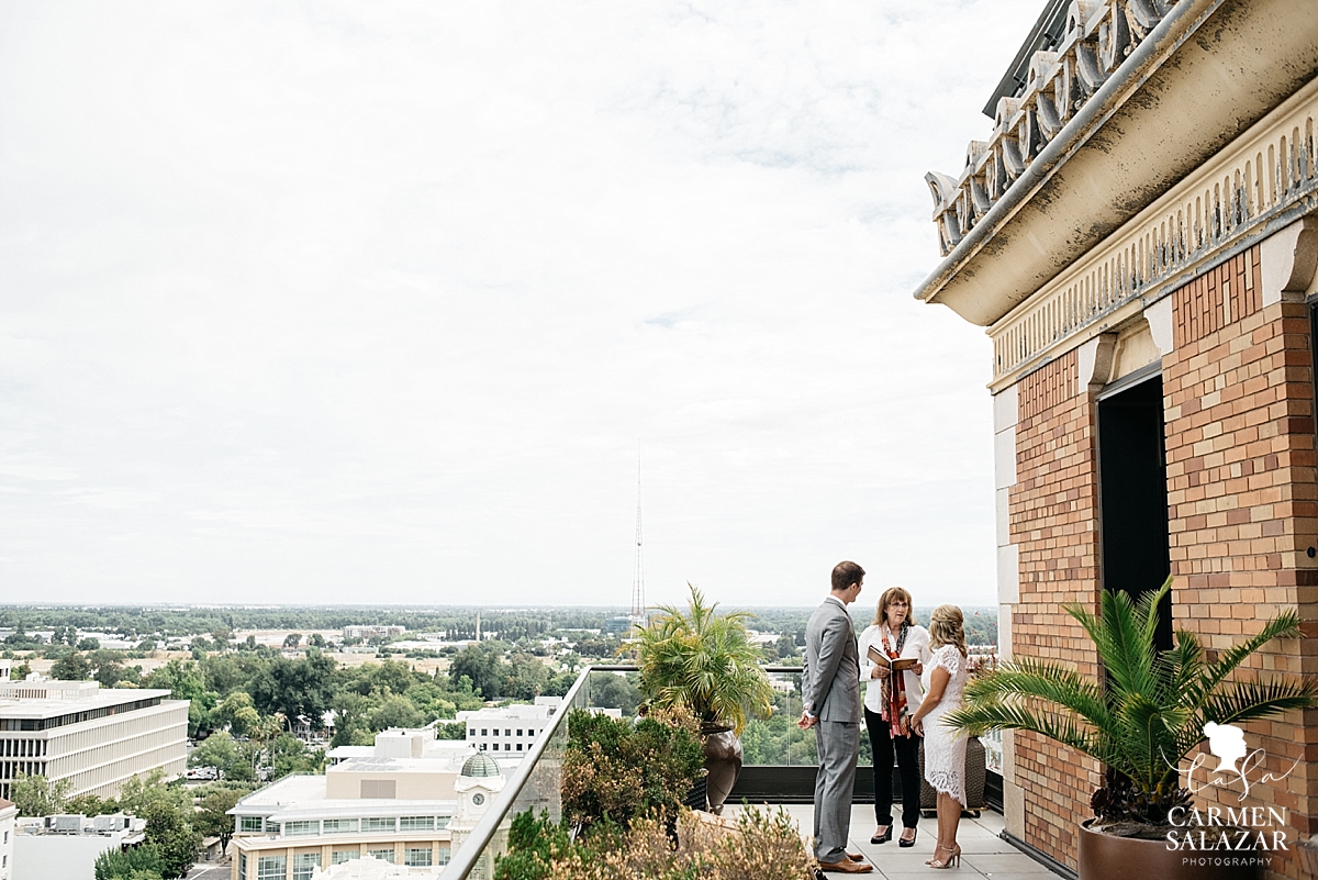 Intimate downtown Sacramento wedding 