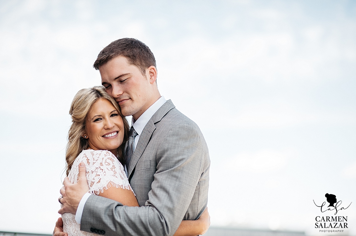 Sentimental Sacramento bride and groom - Carmen Salazar