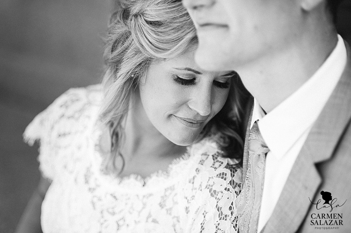Romantic black and white wedding photography - Carmen Salazar