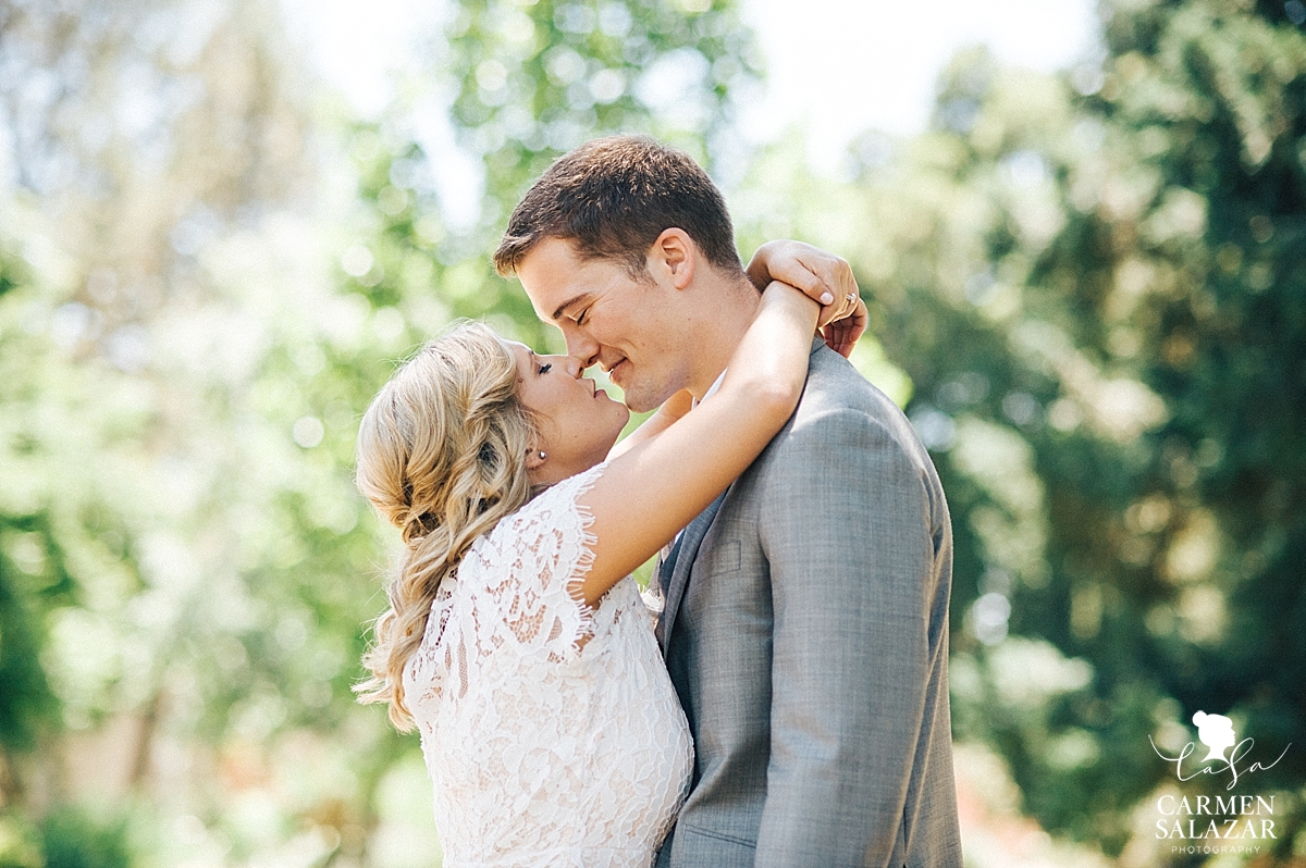 Sacramento bride and groom at Capitol Park - Carmen Salazar 