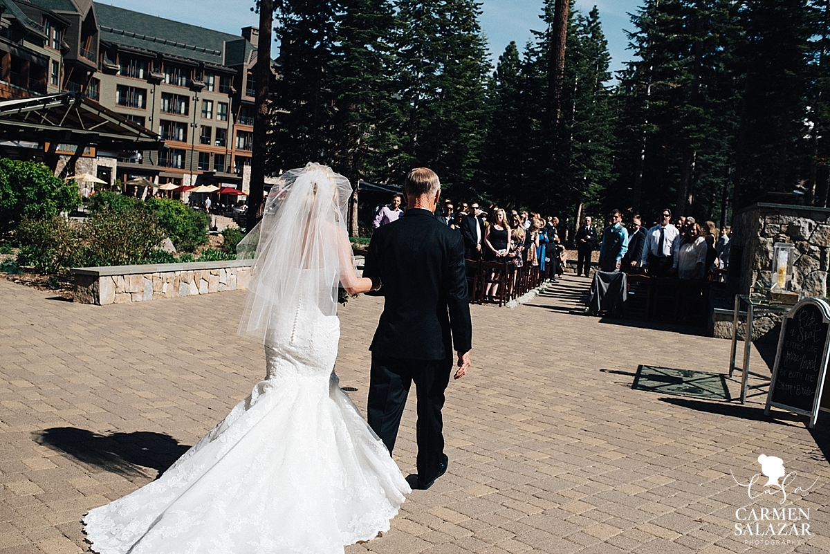 Ritz-Carlton outdoor wedding ceremony - Carmen Salazar