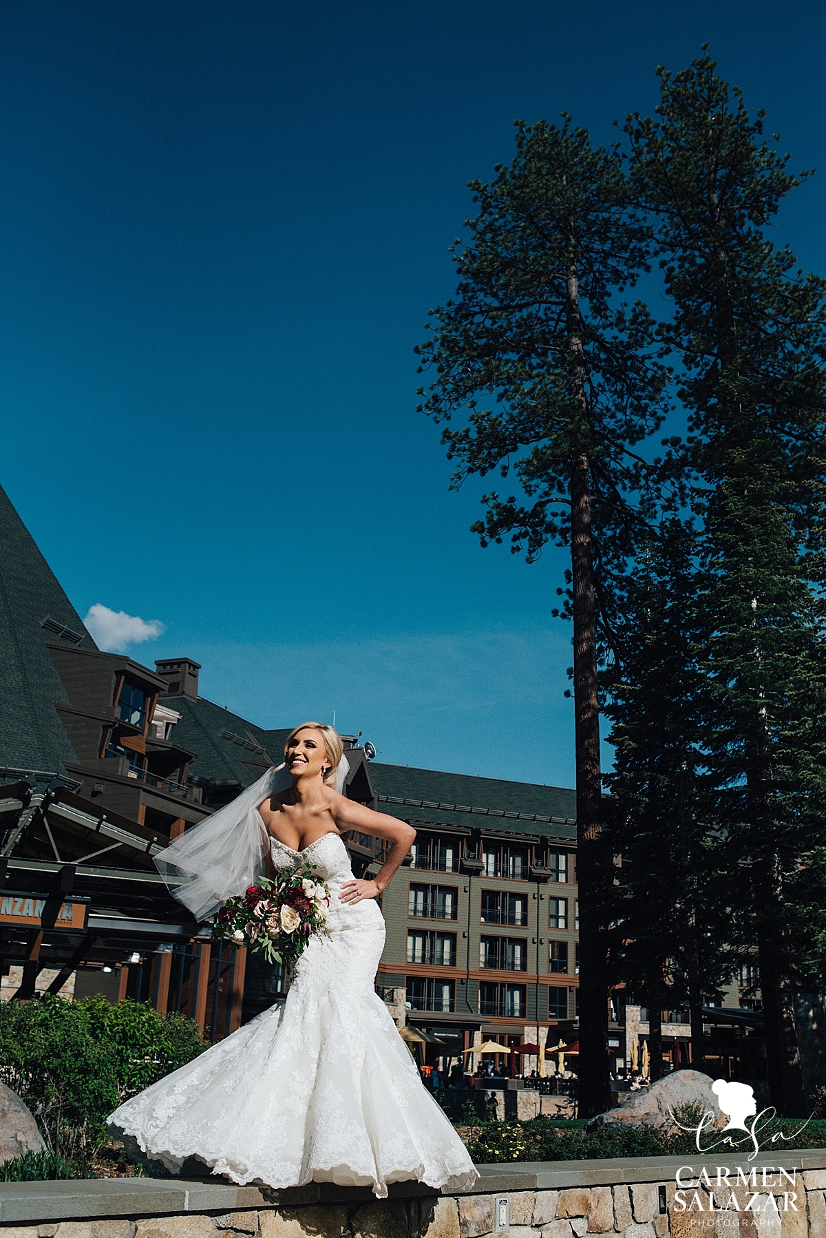 Tahoe bridal fashion photography - Carmen Salazar