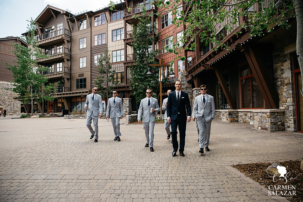 Cool groomsmen at Northstar Tahoe - Carmen Salazar